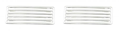 2-Piece Grille Set, Aluminum, Type 1