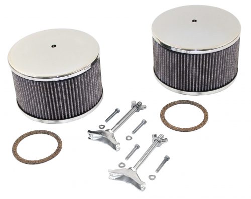EMPI Air Cleaner Kit, 3 3/4" High, Pair Kadron