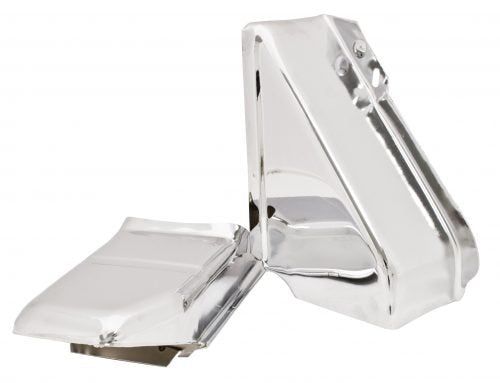 Doghouse Tin, Chrome, 2 pcs.
