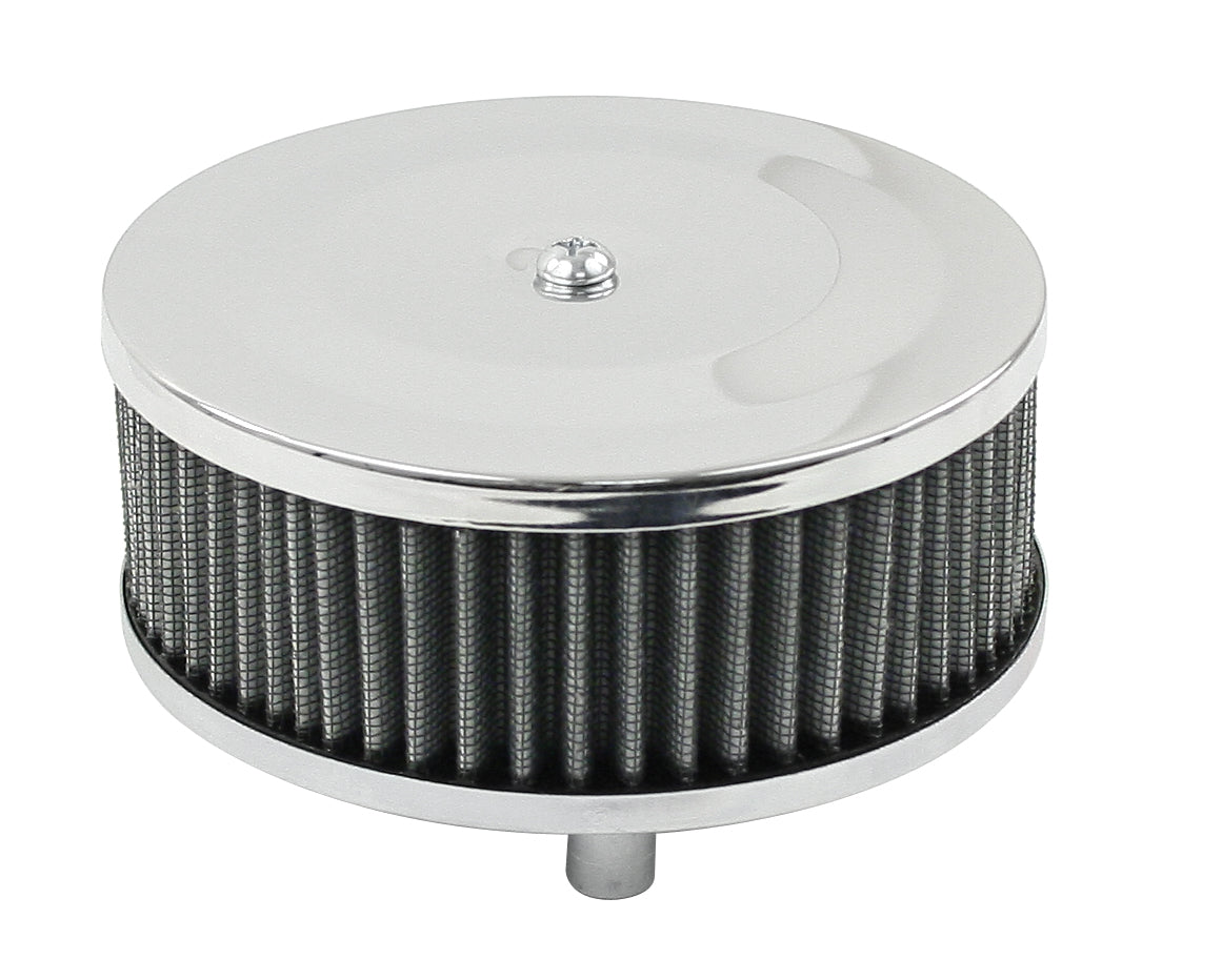 00-9044-0 - Air Cleaner for Stock VW Carb., 3" High with Gauze