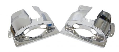 Dual Port Cylinder Shrouds/ Covers, Chrome