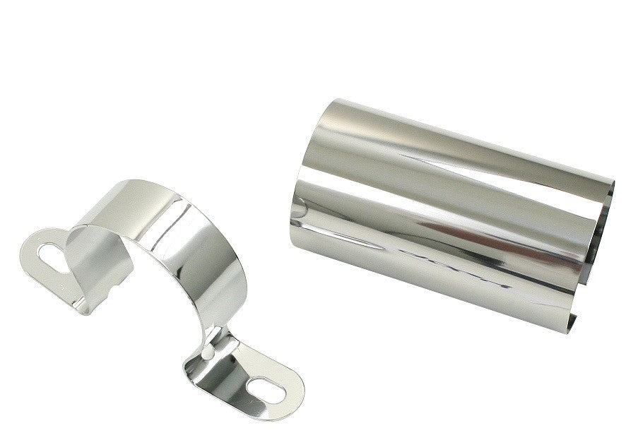 Chrome Coil Mounting bracket with S/S cover Kit.