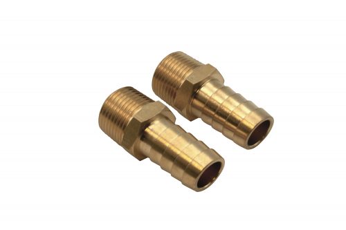 1/2" MALE w/ 1/2" HOSE BARB (2)