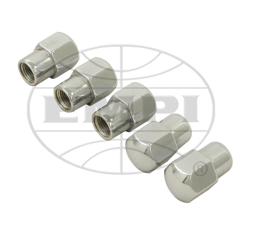 Mag Wheel Chrome Lug Nuts, M12-1.5 Set of 5