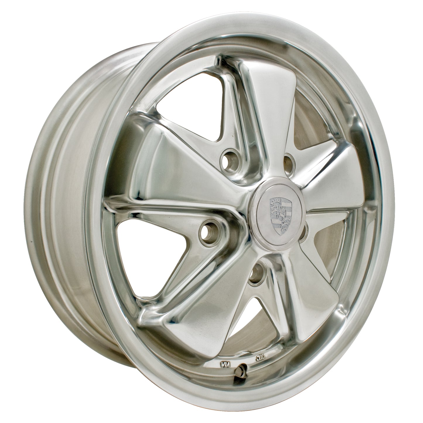 911 Alloy, Polished, 15x4 1/2, 5x130 Bolt Pattern, 4 1/2" BS