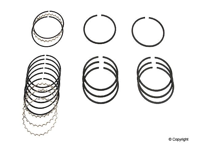 PISTON RING SET 2x2x5 90mm