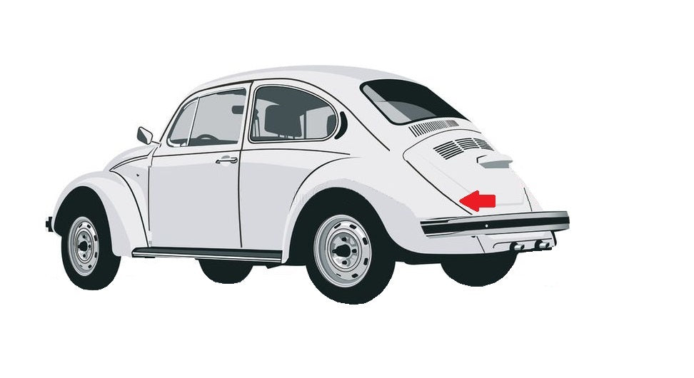 Rear Engine Lid Seal, Bug 49-79