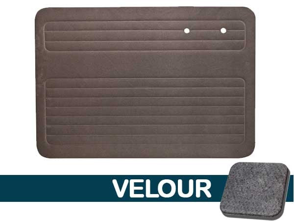 VW Bug 1956-1964 Front Only Door Panels w/out Pockets - Velour
