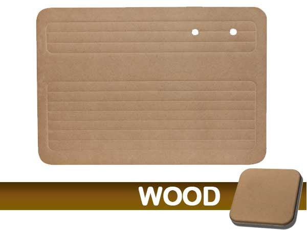 Door Panels - Wood Only, W/O Pockets, Fronts Only