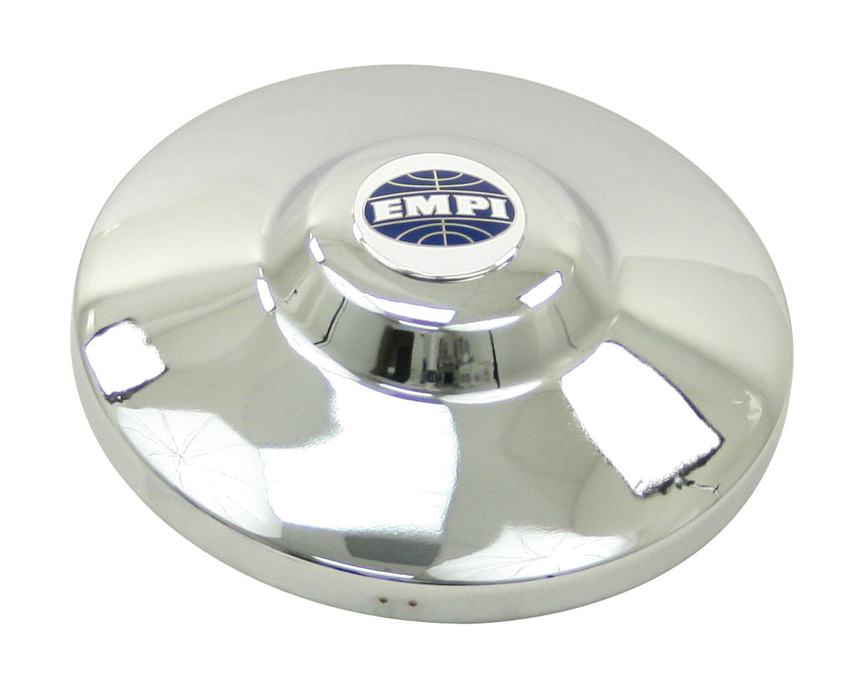 Classic Nipple Hub Caps for 5-Lug thru 65 VW Wheels, Ea EMPI Logo