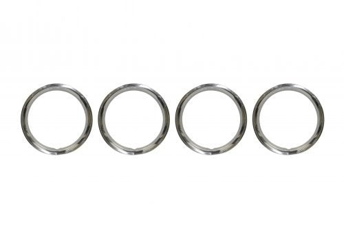 Stainless Steel Wheel Trim Rings, 15", Set of 4
