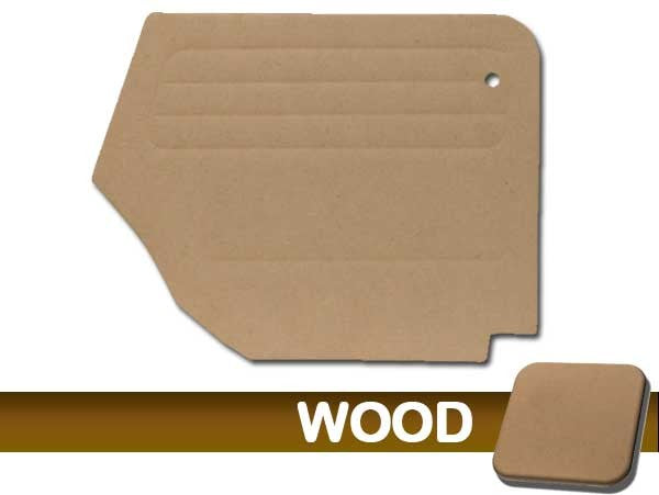 Door Panels - Wood Only, Rears Only