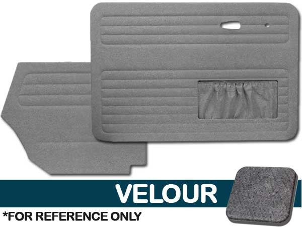 VW Fronts & Rear Door Panels, w/ Pockets ( Velour ) 1956-1964 VW Bug Convertible