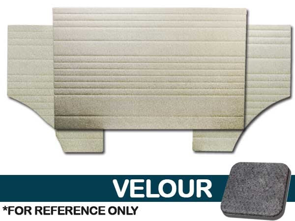 Rear 1/4 Panels 3pc. L/R - Velour