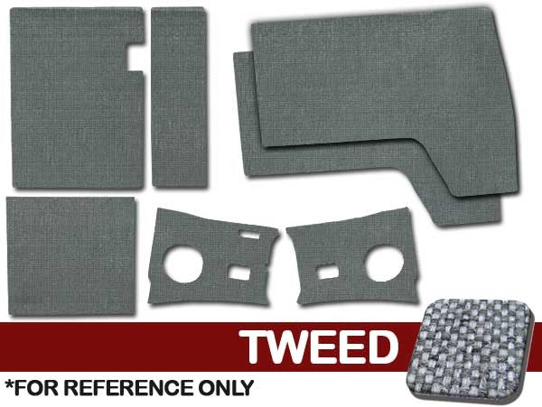 Door Panels Complete 7pc. Kit - Tweed, Crew Cab