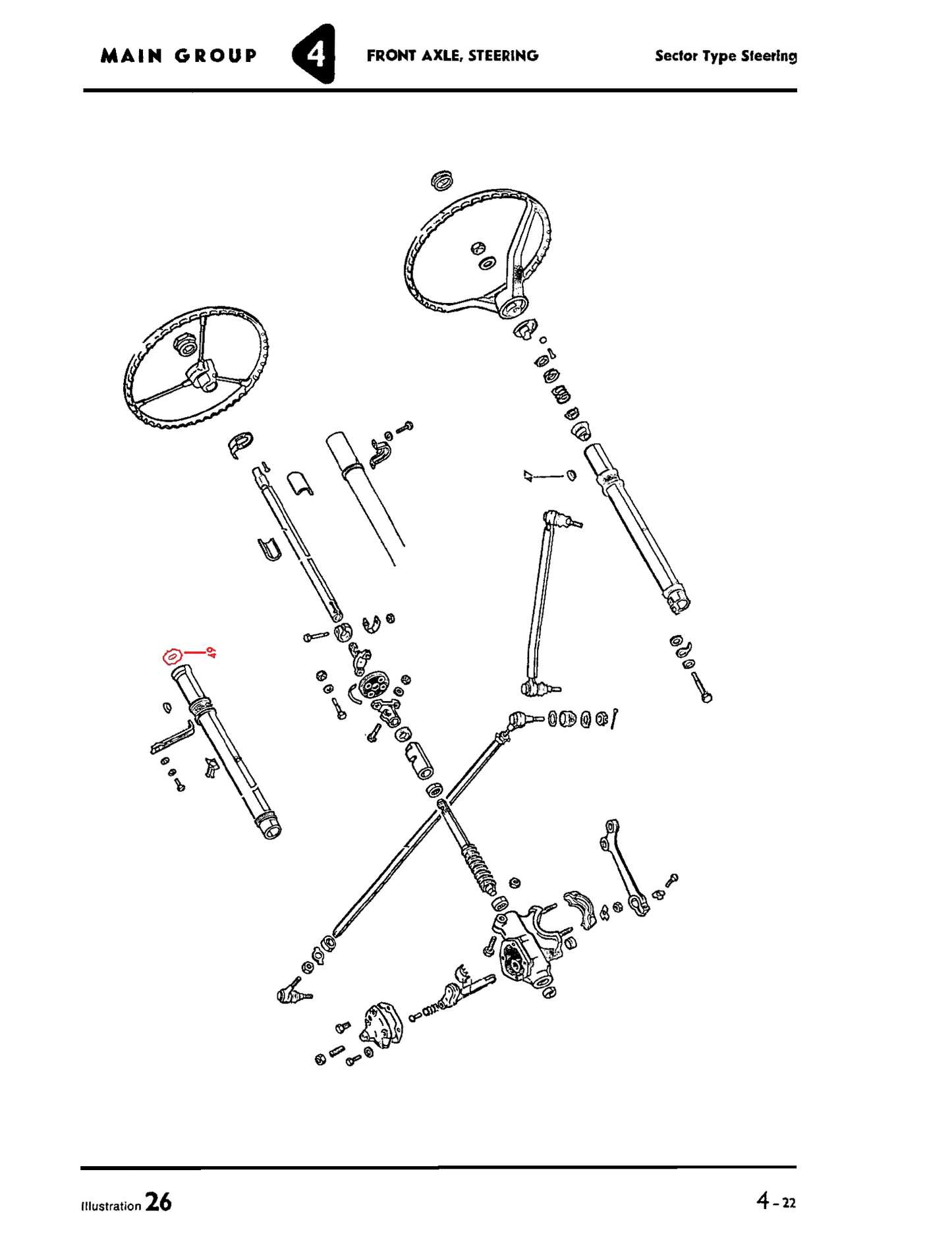 Bug 46-59 Upper Steering Column Bushing