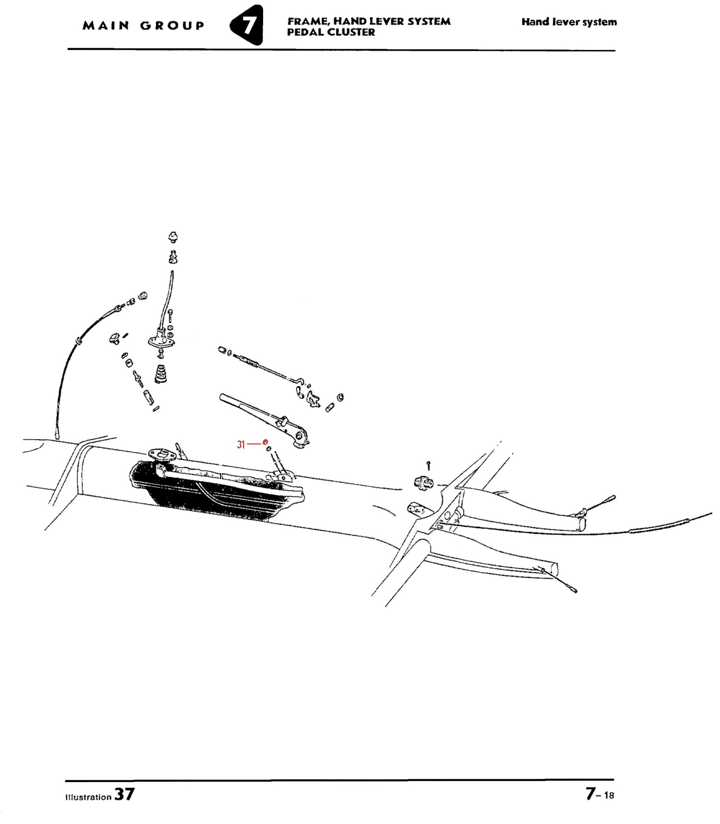 T1 65-79 E. Brake Cable Adjusting Nut Each