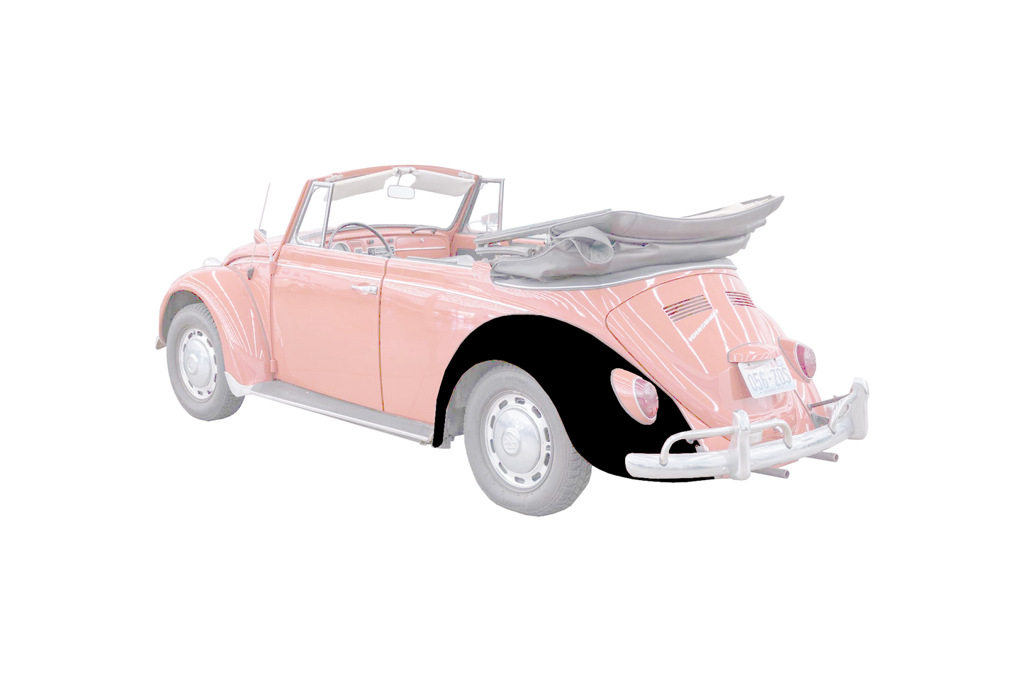 58-67 VW Bug Left Rear Fender (Brazil)
