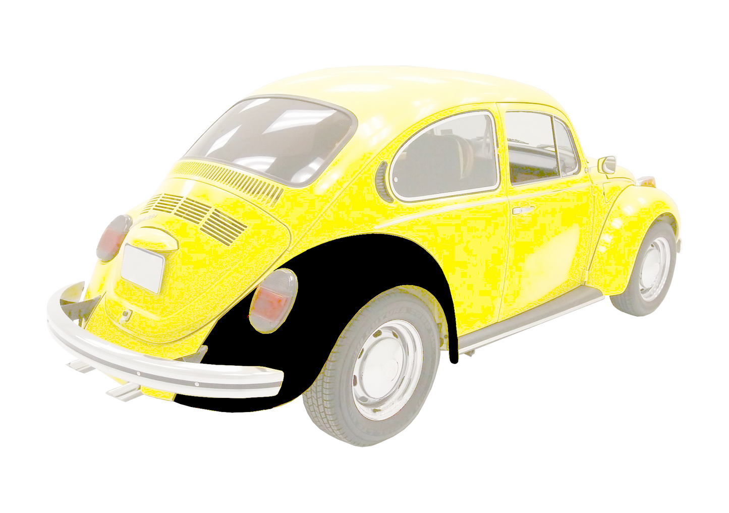 Bug, Super Beetle 1973 Only, Right Rear Fender