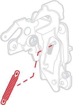 Bug 67-71 Door Lock Mechanism Spring