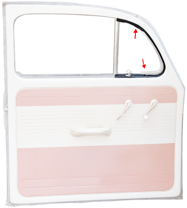 Bug 52-64 Vent Wing Seal Left (Driver)