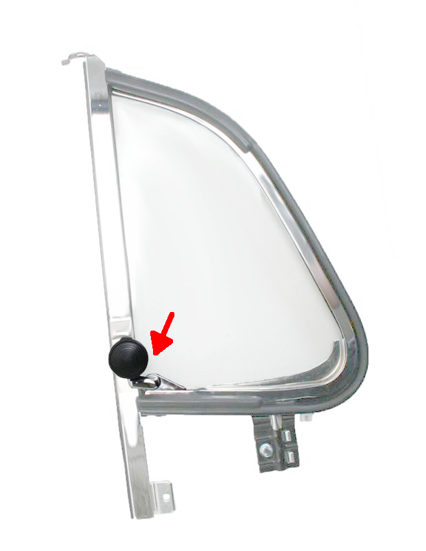 Bug 68-77 Vent Wing Lock Sedan Left (Driver)