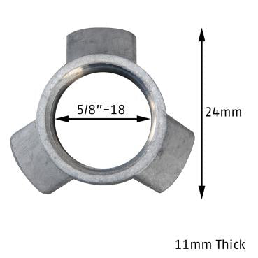 Bug 68-77, Bus 68-79, Type 3 62-73 Outside Mirror Mount Nut