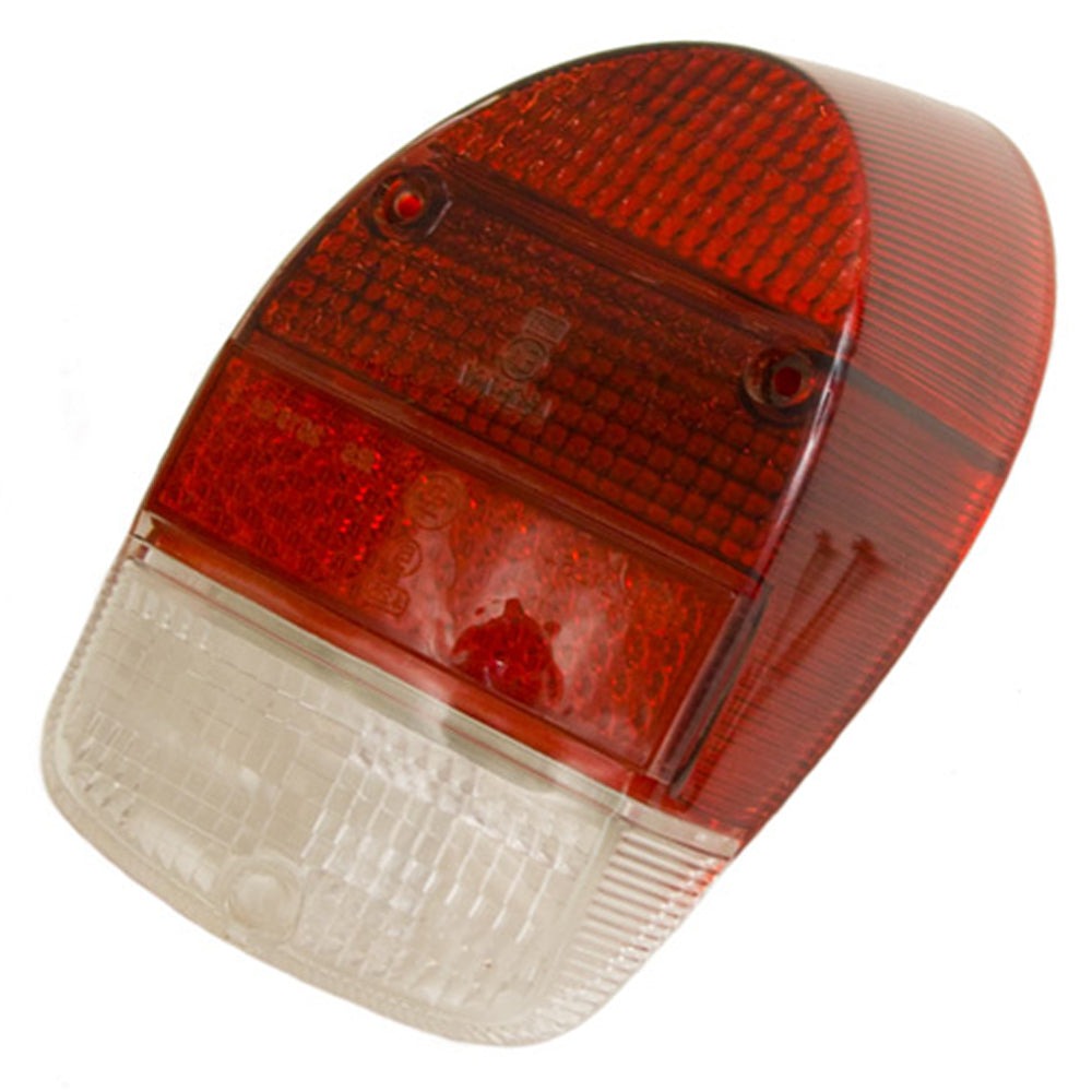 Tail Light Lens Red/Clear, VW Bug 68-70