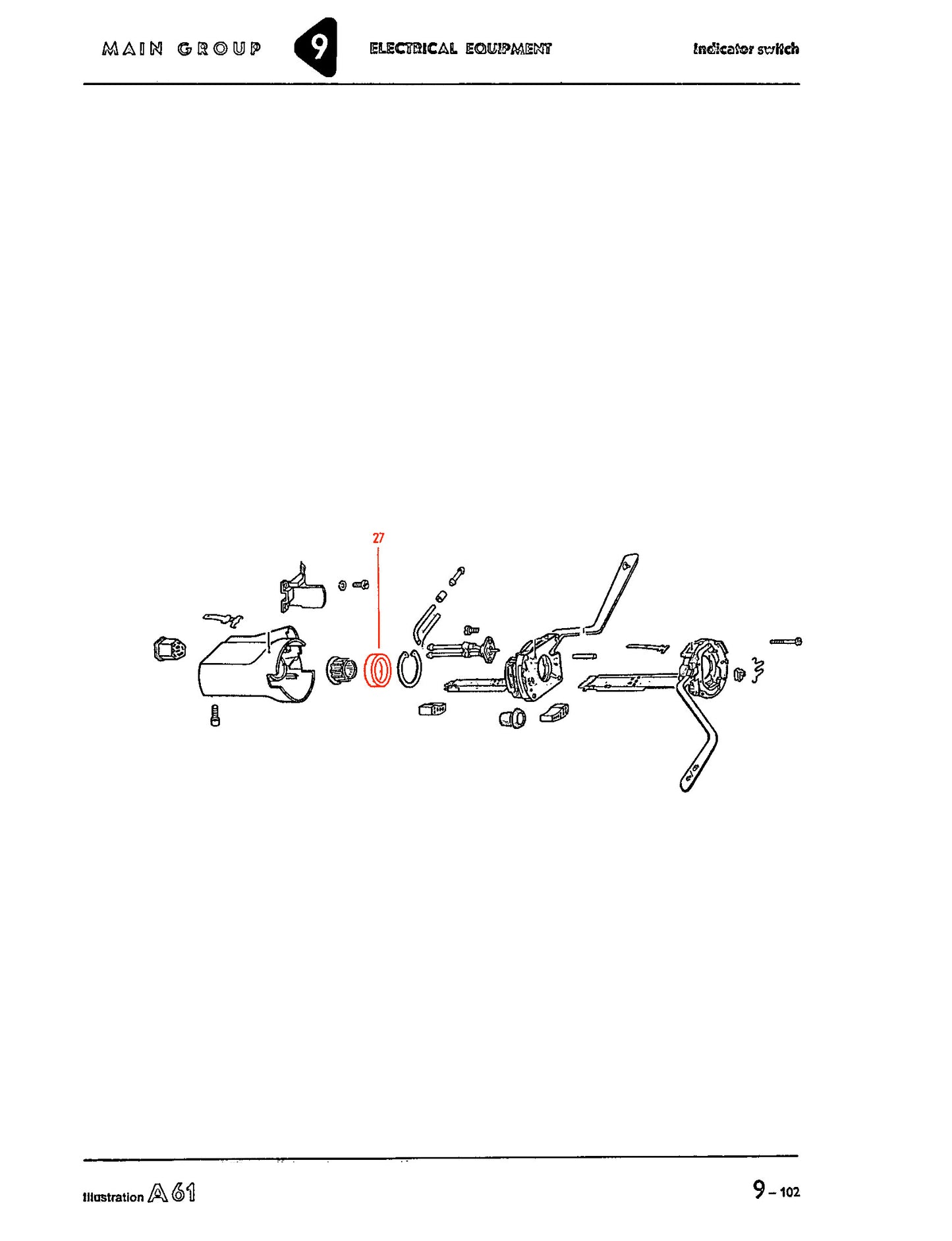 Bug/SB 74-79, KG 74 Upper Steering Shaft Bearing (40mm OD x 23.7mm ID)