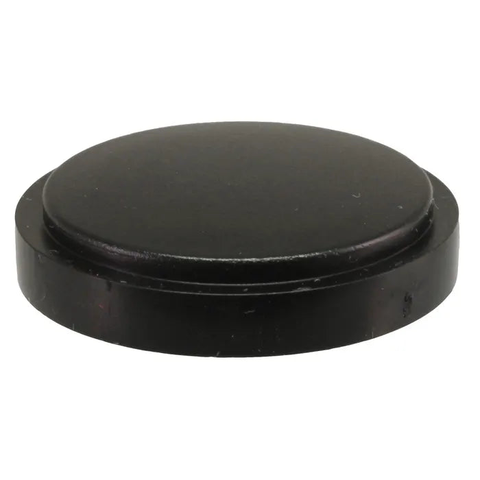 Knob Insert Blank Black (Glove Box)