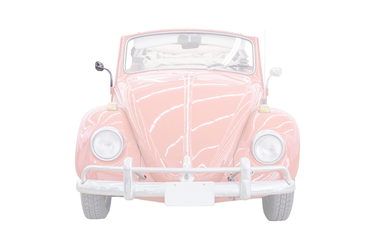 Bug 50-67 Sideview Mirror Oval Shape Right Long