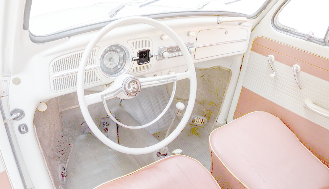 61-67 Beetle Fuel Gauge, Plastic Base