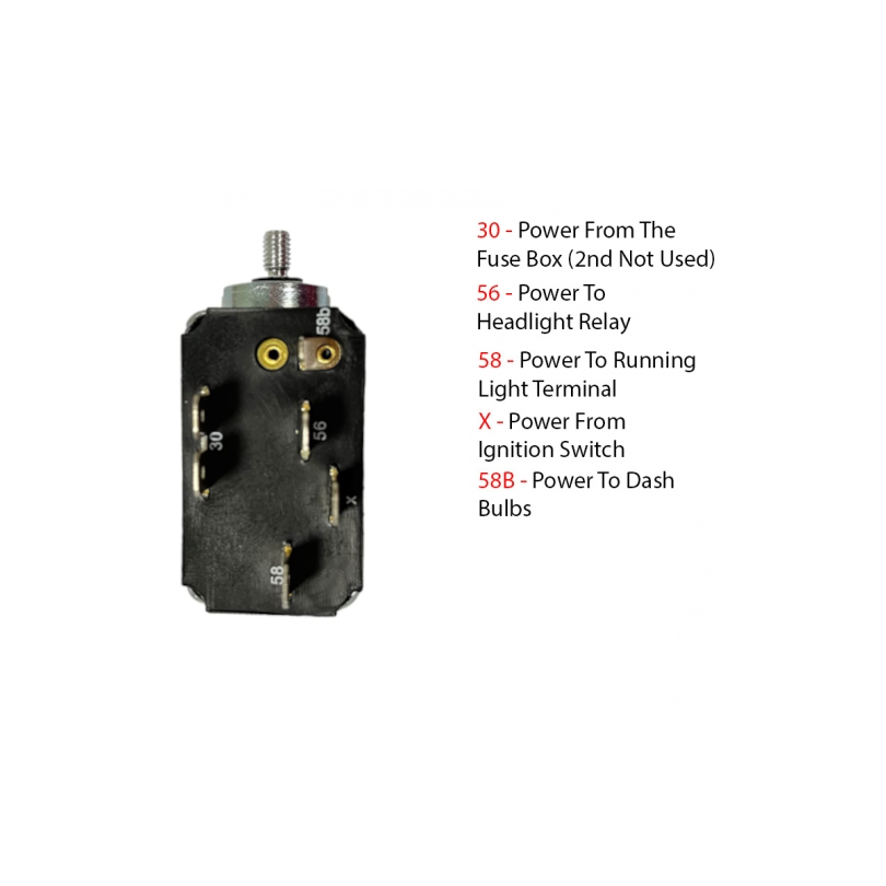 71-77 Headlight Switch