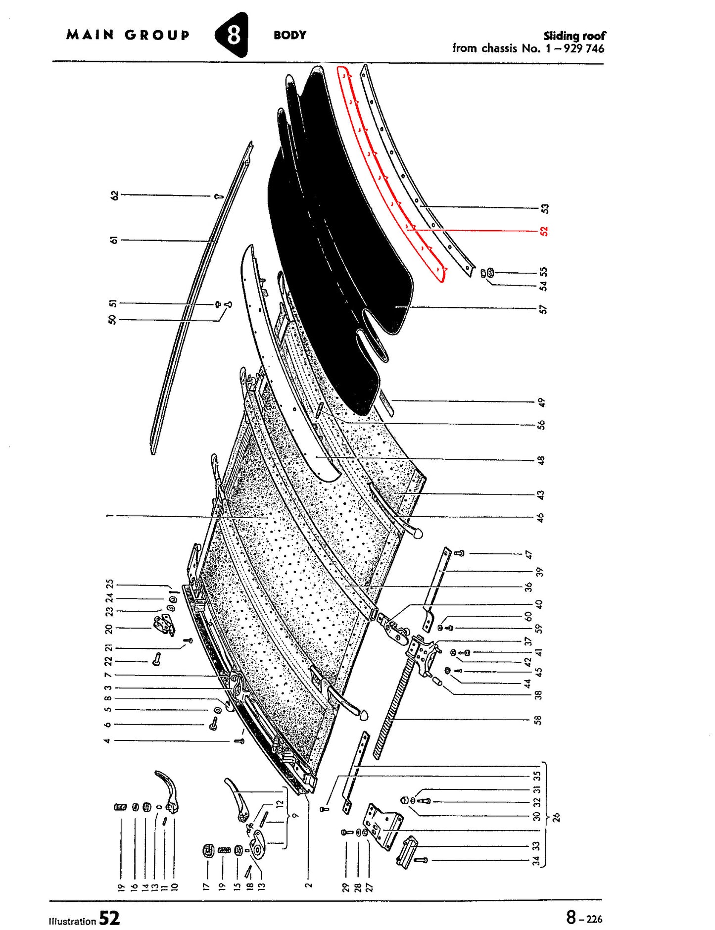 Bug 56-63 Ragtop Cover Hold Down Screw Plate