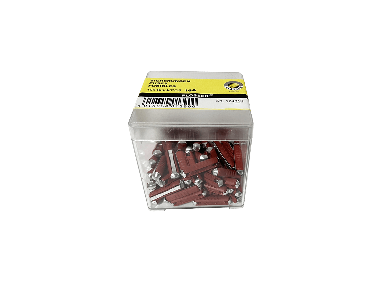 16 amp Red Fuses (100pcs)