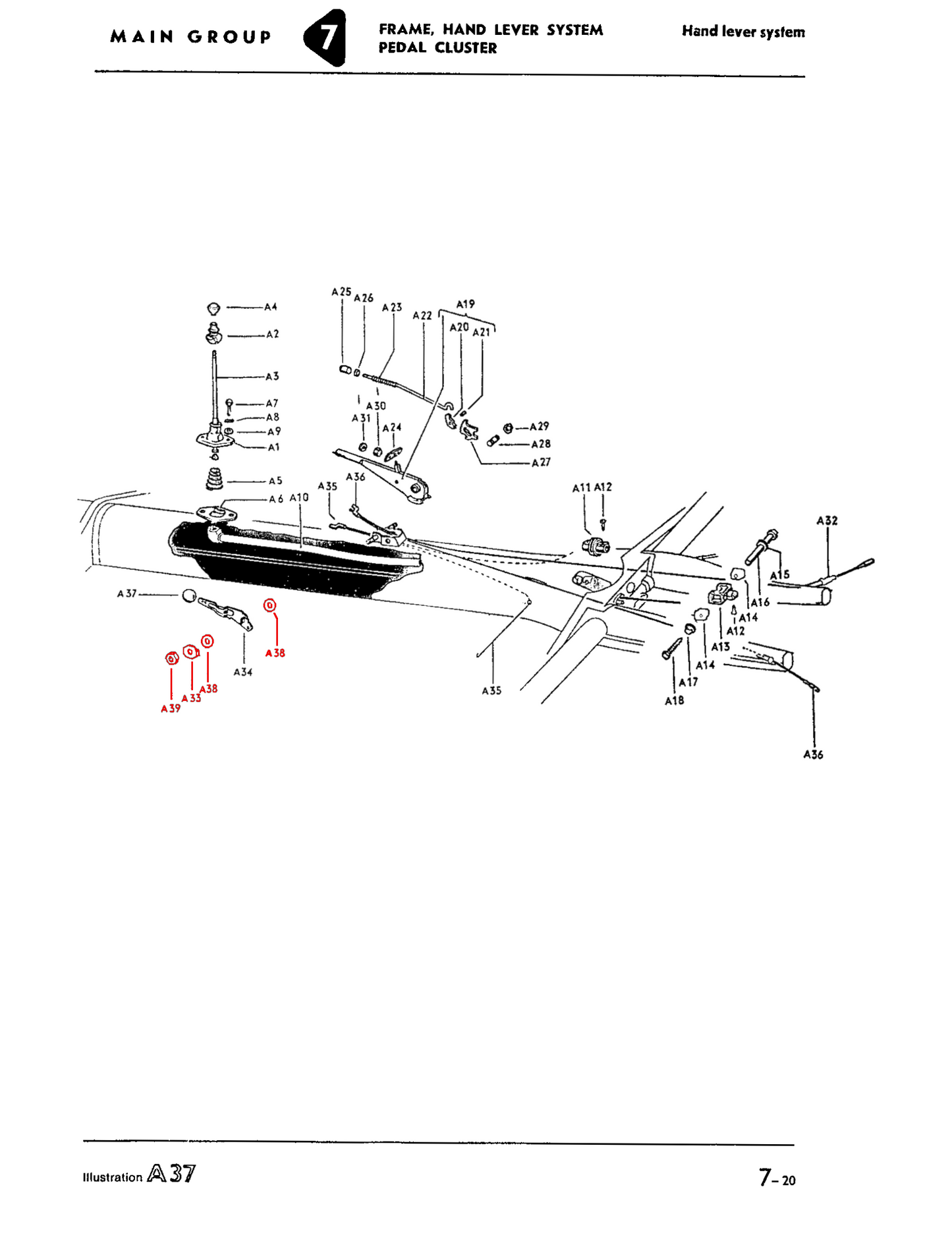Bug 65-79, KG 65-74, Thing 73-74 Heater Lever Install Kit