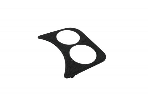 2 Gauge Hole Panel, Black 2 1/16"