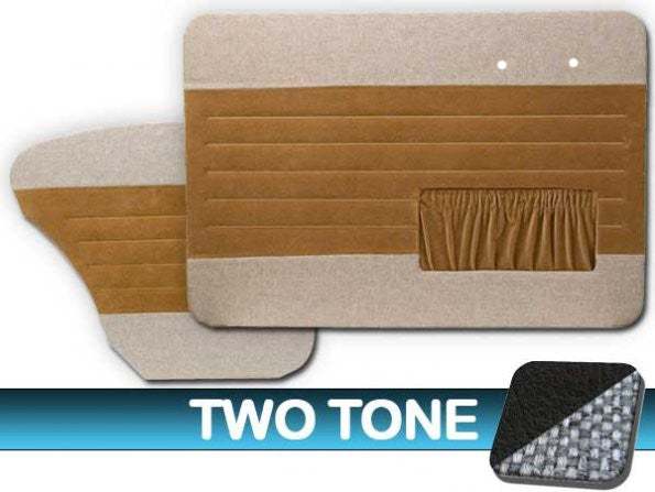 Two-Tone Horizontal Panels w/ Pockets