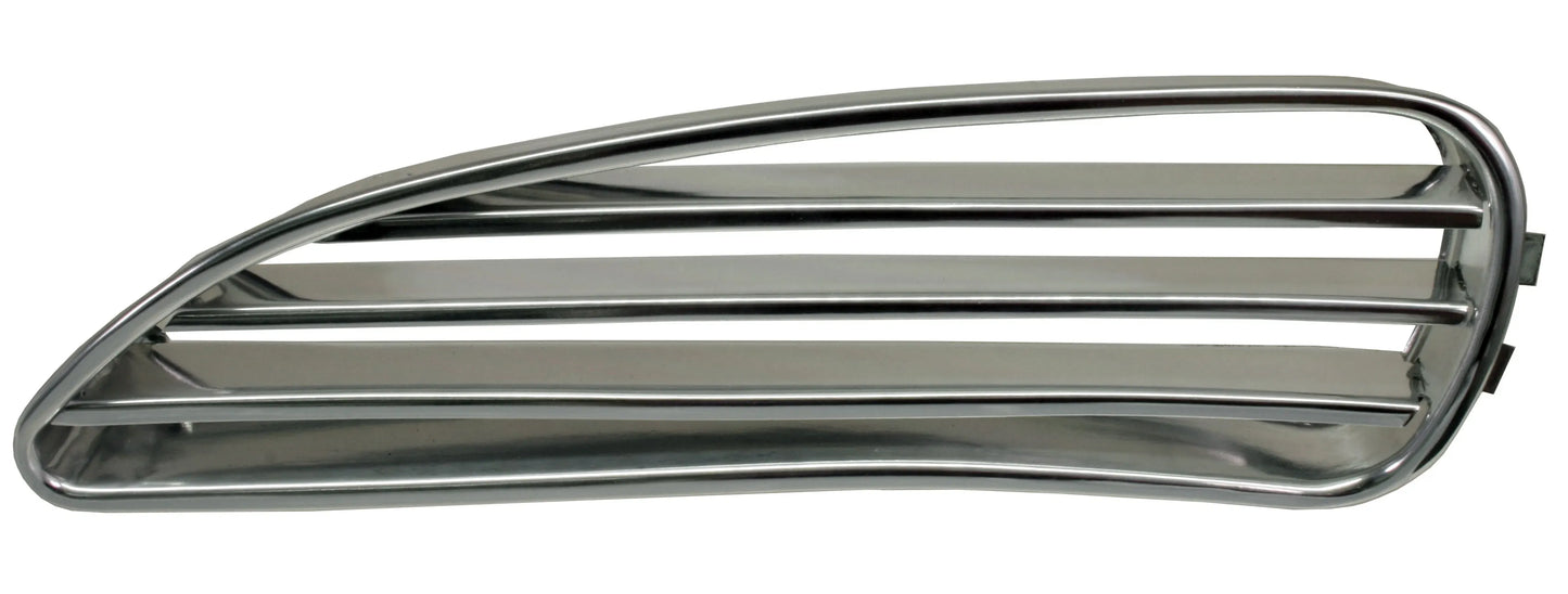 141-853-651A VW Karmann Ghia 60-74 Front Grille - Polished Aluminum (Left)