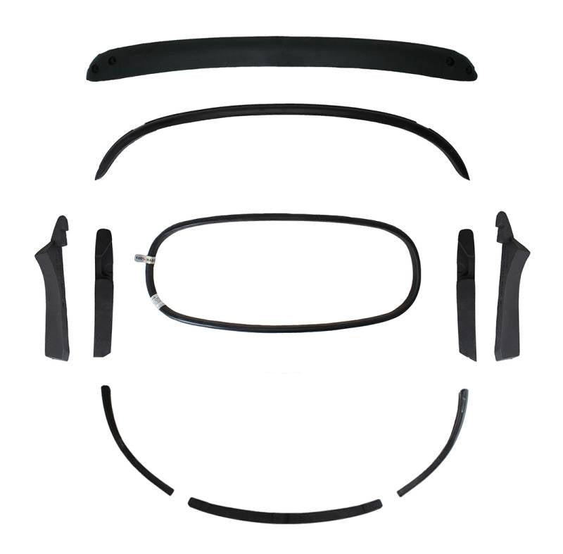 Bug, Super Beetle 67.5-71 Convertible Top Synthetic Wood Bow kit
