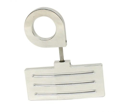 Rear View, Rectangular, Center Pin Clamp On Mirror for 1 1/2" Tubing, 2" x 5" Mirror