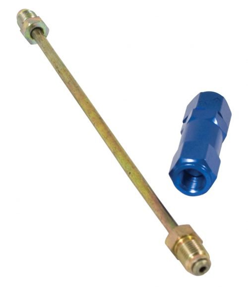 2 PSI Residual Pressure Valve with a 7.5" brake line