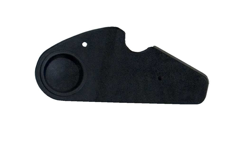 VW Seat Side Cover Plate, (Driver or Passenger Seat Left Side WITHOUT HOLE) 1pc. 1977-79 VW Bug Sedan or Convertible & 1976-84 Rabbit