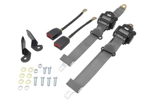 3 Point Retractable Seat Belt Set, Front, One per Vehicle