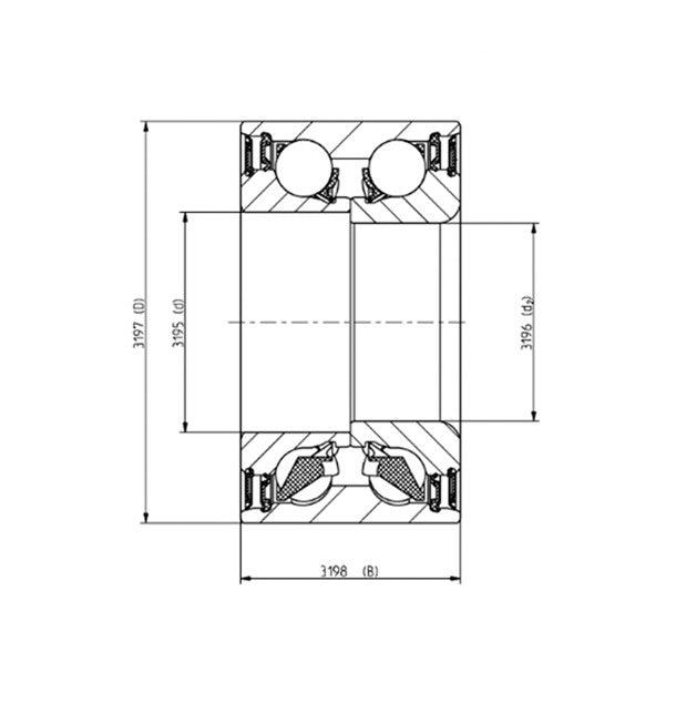 WHEEL BEARING, FRONT
