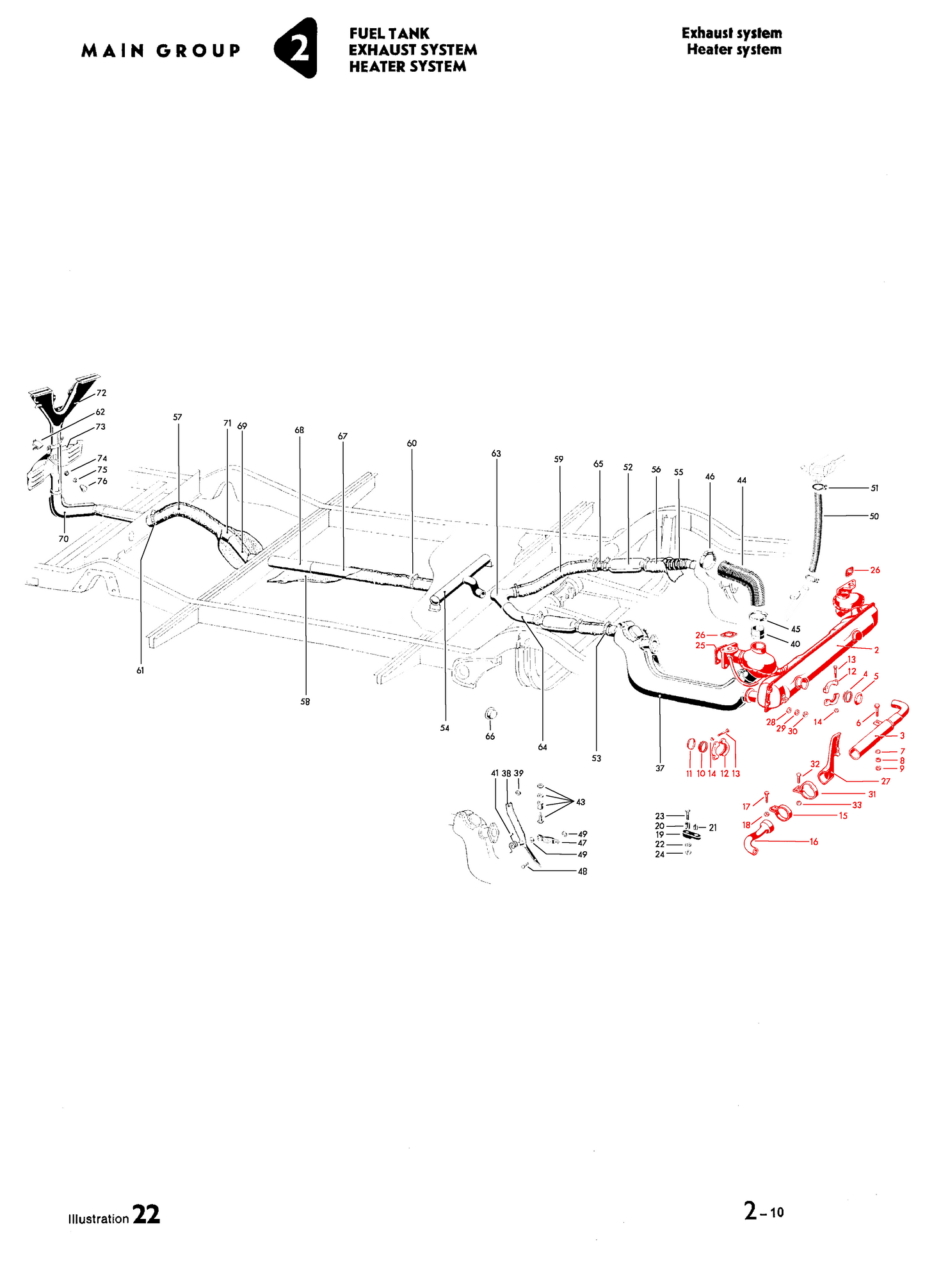 Bus 63-71 Muffler Kit