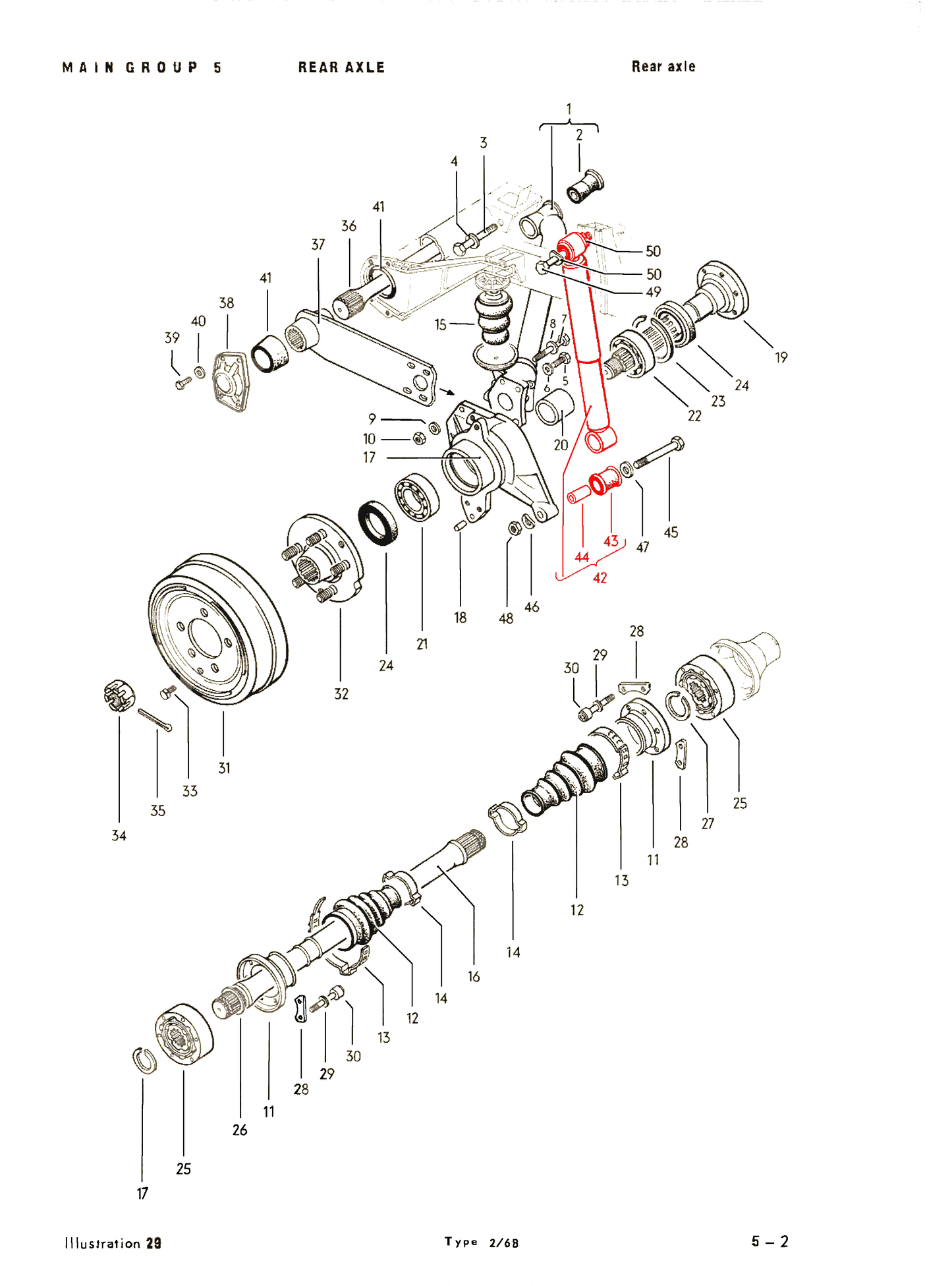 Bus 68-79 Rear Shock Absorber Brazil