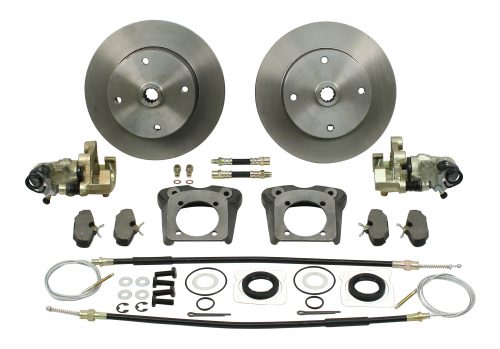 Rear Disc Brake Kit, Swing Axle, 58-67, 4x130 with 14x1.5mm Threads, Deluxe Kit