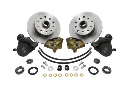 Front Drop Disc Brake Kit, Link Pin, Double-Drilled 5x130 with 14x1.5mm threads / 5x4.75" with 12mm threads