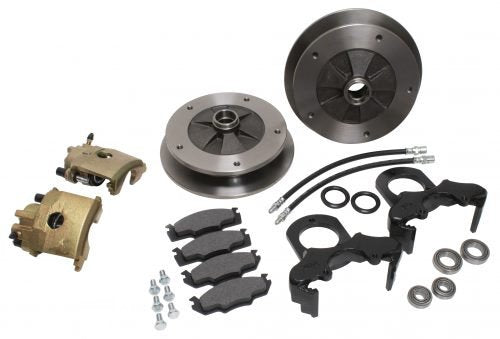 Zero Off-Set Front Disc Brake Kit Ball Joint, 5-Lug, 5x205 to '68 & Later